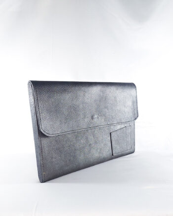 ASANTE MINI LAPTOP/DOCUMENT SLEEVE IN METALLIC GREY