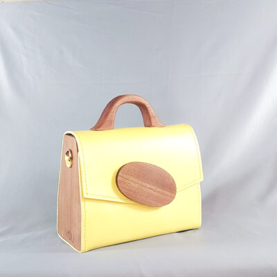 YELLOW SODZINE TOP HANDLE BAG