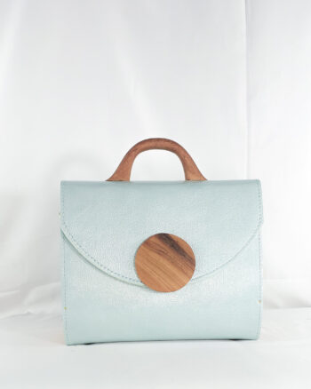 AFUA MAXI-CHIC TOP HANDLE BAG IN ICE BLUE