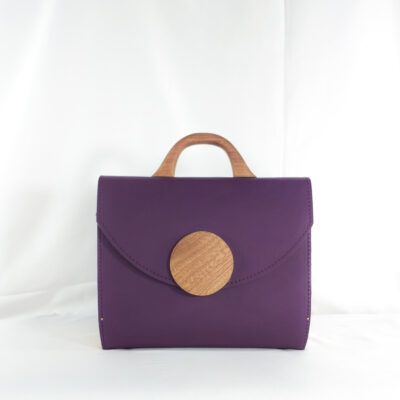 PURPLE AFUA MAXI-CHIC TOP HANDLE BAG