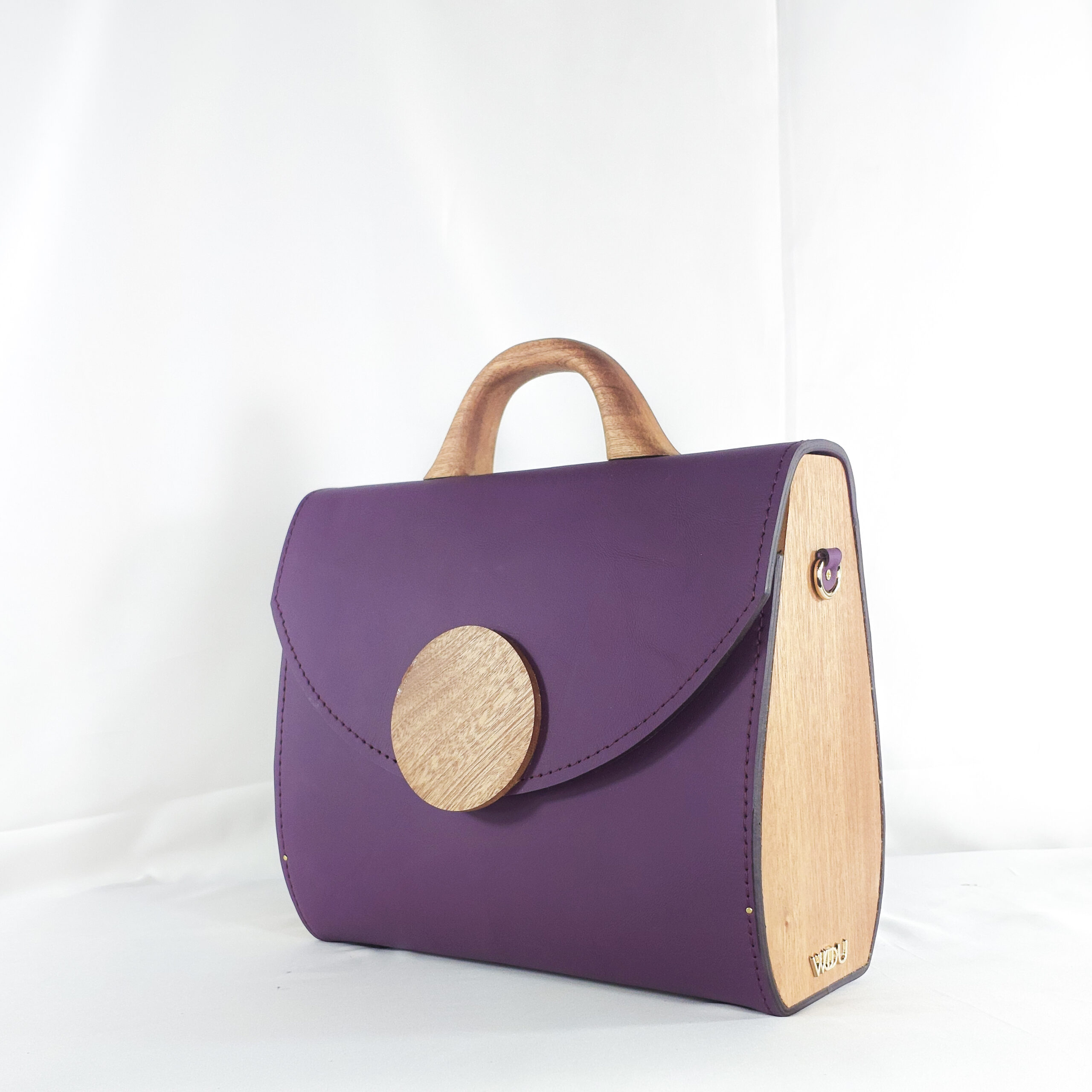 PURPLE AFUA MAXI-CHIC TOP HANDLE BAG - Image 2