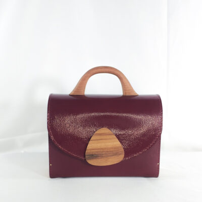 BURGUNDY KONAMA TOP HANDLE BAG