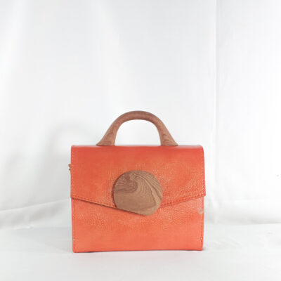 ORANGE SODZINE TOP HANDLE BAG