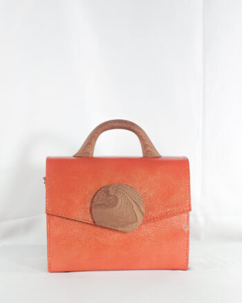 ORANGE SODZINE TOP HANDLE BAG