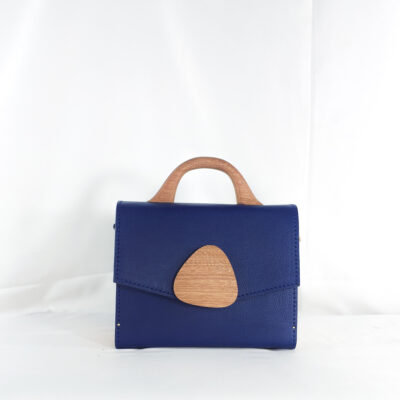 SAARA TOP HANDLE BAG IN COBALT BLUE