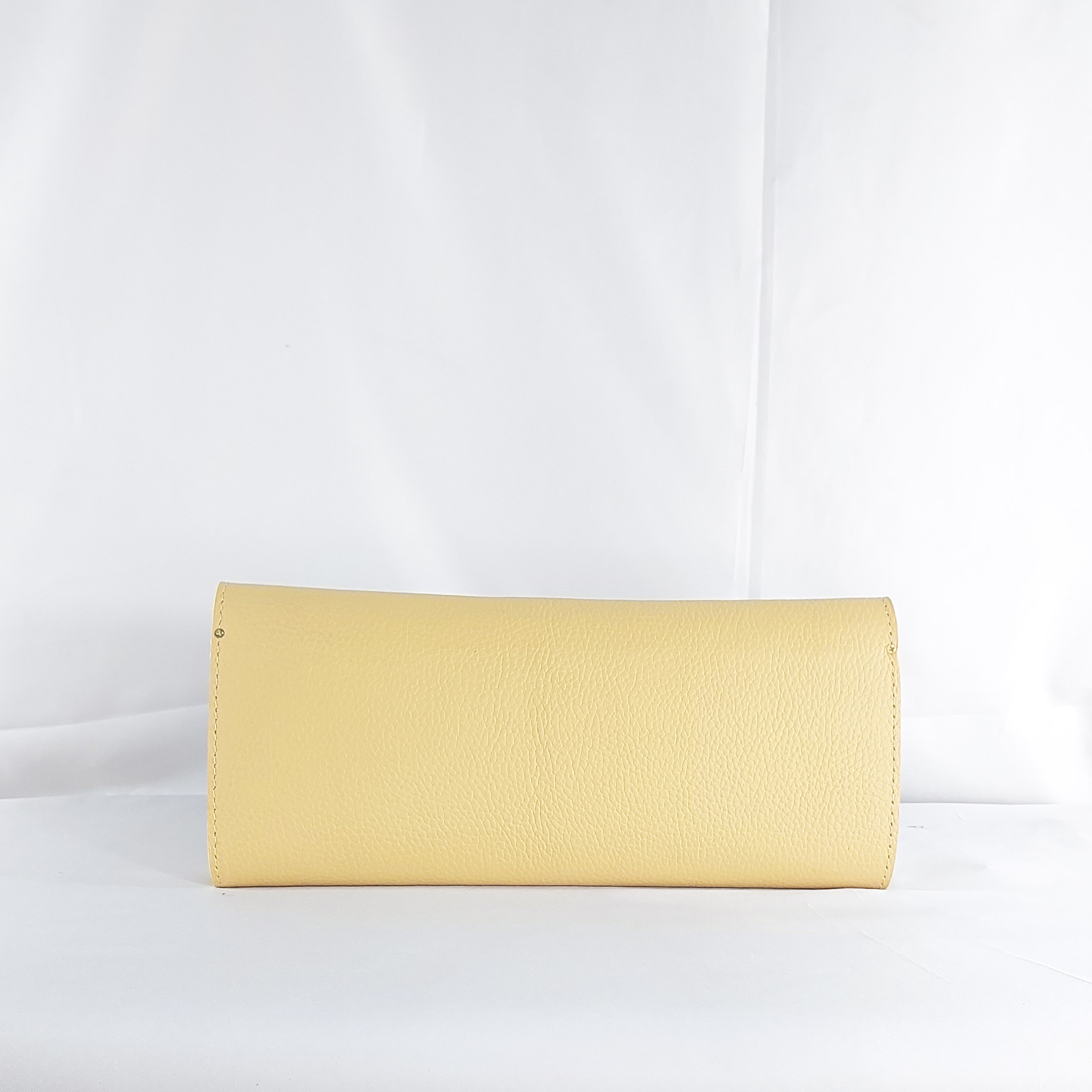 DZIFA MAXI CLUTCH IN BUTTERY YELLOW - Image 3