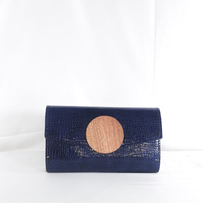 NANA AMA MEDIUM CLUTCH MIDNIGHT BLUE