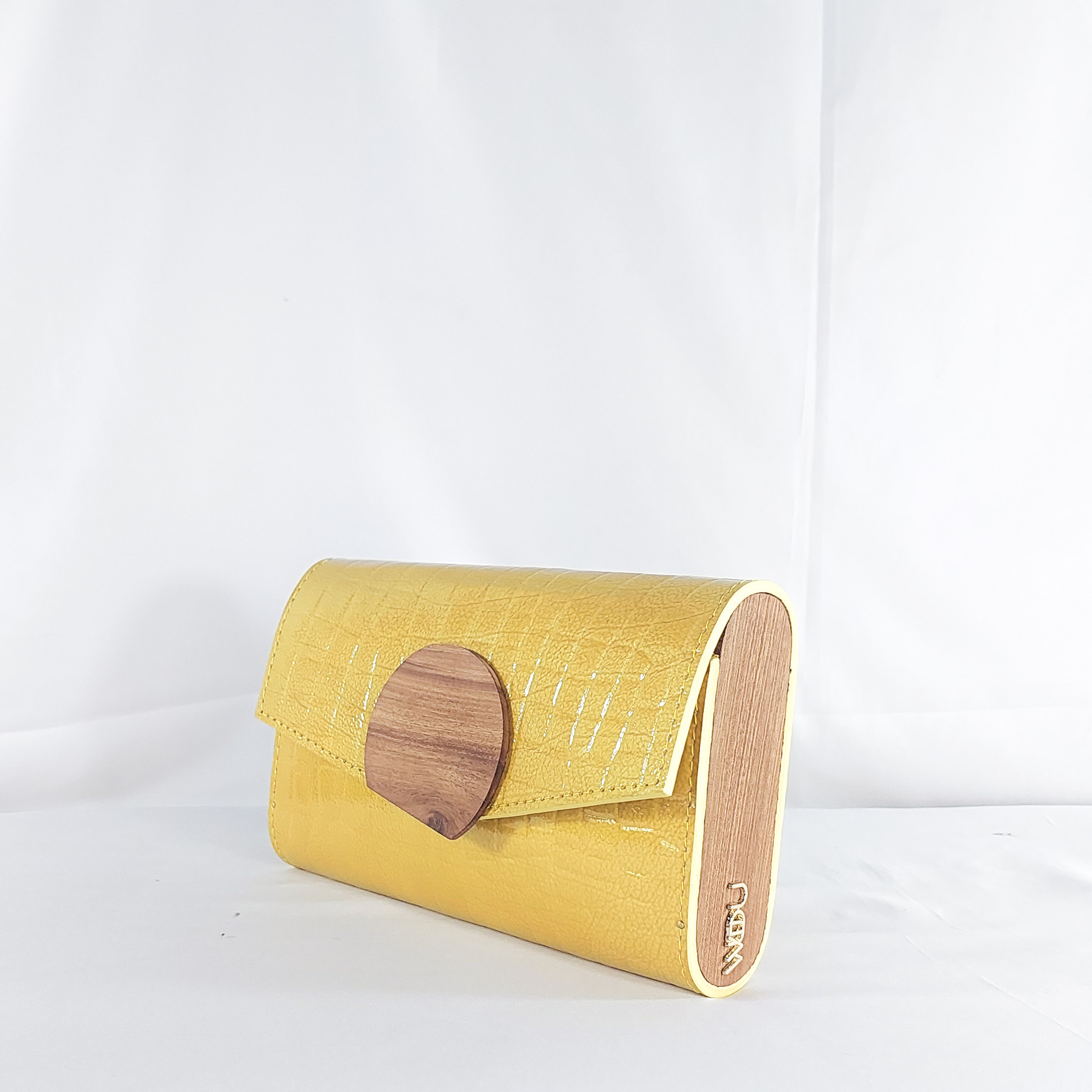 NANA AMA MEDIUM CLUTCH IN SUNNY YELLOW - Image 2