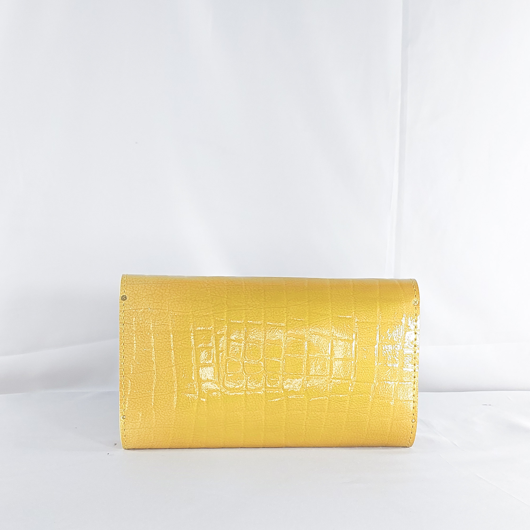 NANA AMA MEDIUM CLUTCH IN SUNNY YELLOW - Image 3