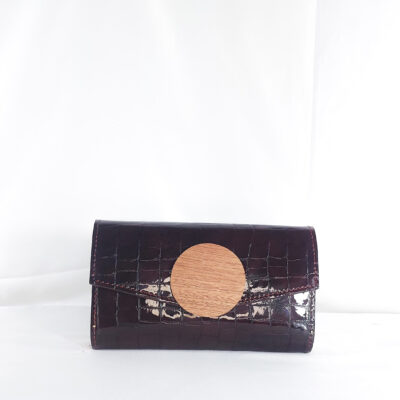 NANA AMA MEDIUM IN OXBLOOD CROC