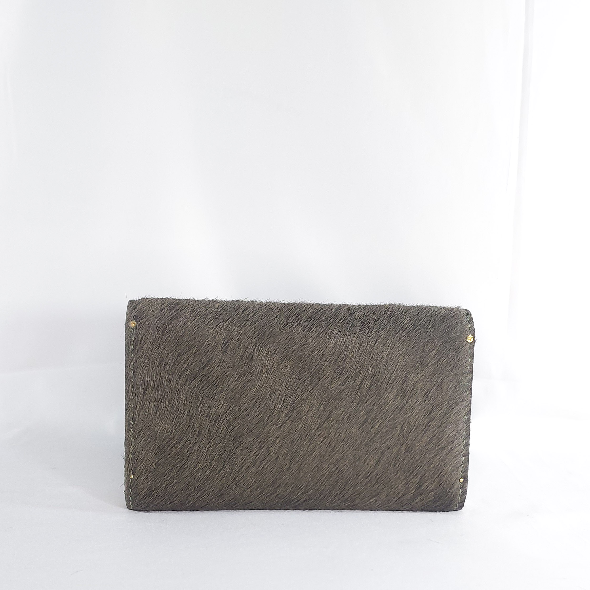 NANA AMA SMALL IN DARK GREEN HAIR-ON-TEXTURE - Image 4