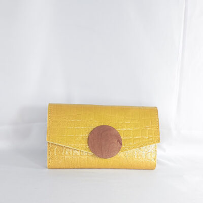 NANA AMA SMALL IN SUNNY YELLOW CROC