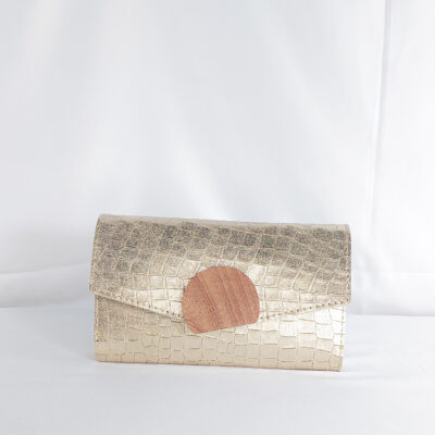 NANA AMA SMALL IN GOLD CROC